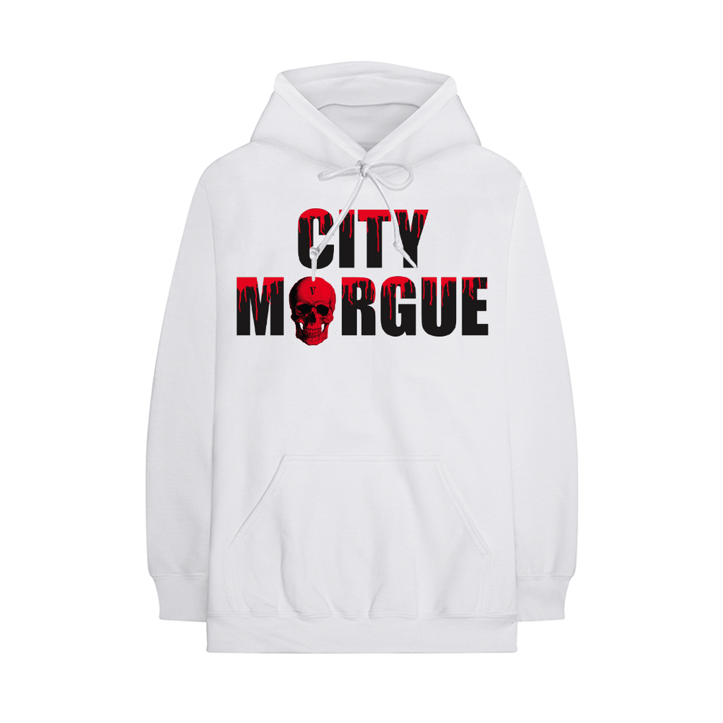 City Morgue x Vlone Dogs Hoodie White