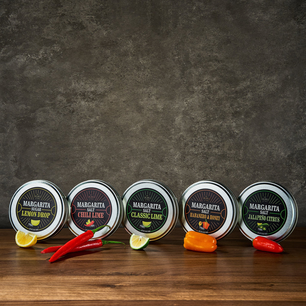 Premium Margarita Salt Rim Variety Set, Set of 5, Giftable Food Items