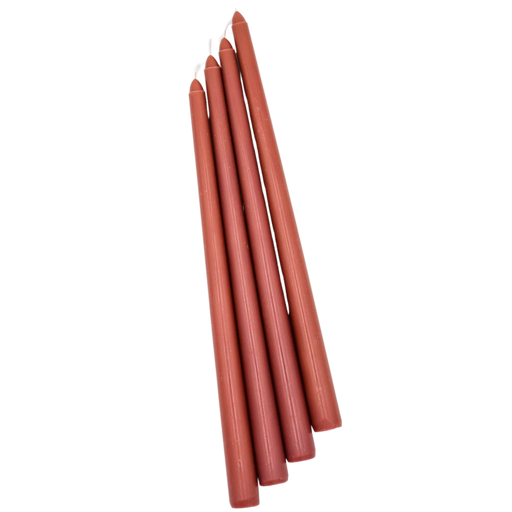 Extra Tall Cocoa Truffle Delight Taper Candle, 1 Case of 25 Candles (4 in each pack)