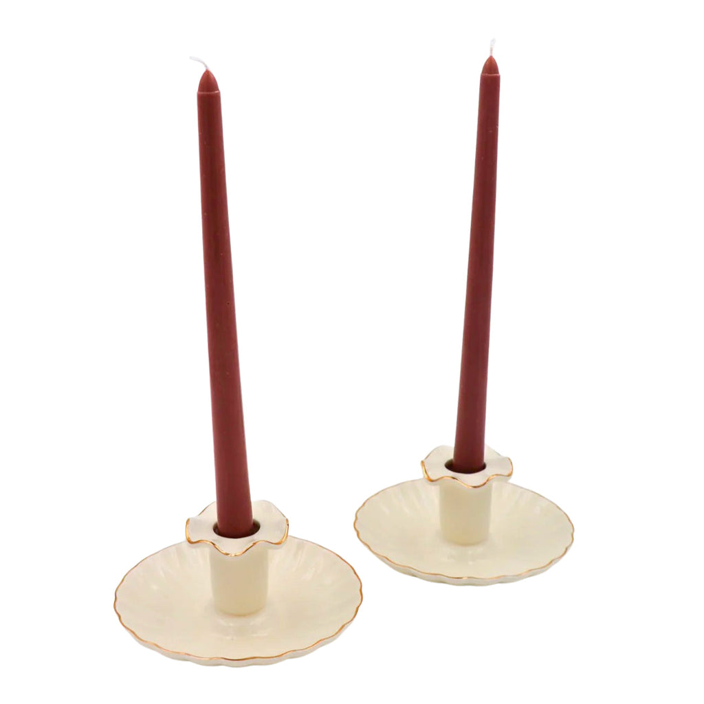 Extra Tall Cocoa Truffle Delight Taper Candle, 1 Case of 25 Candles (4 in each pack)