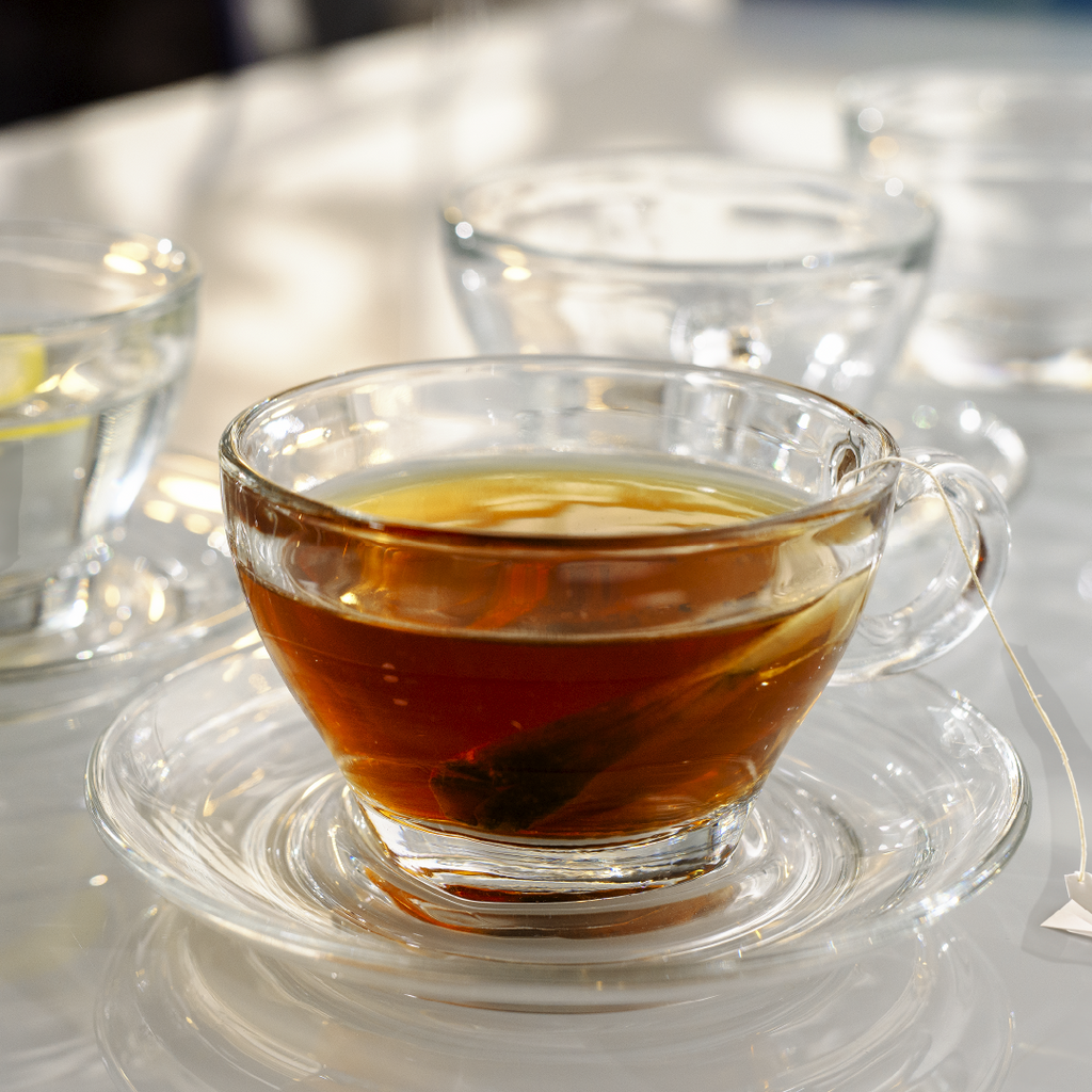 Glass Latte Cup and Saucer - 8.75oz