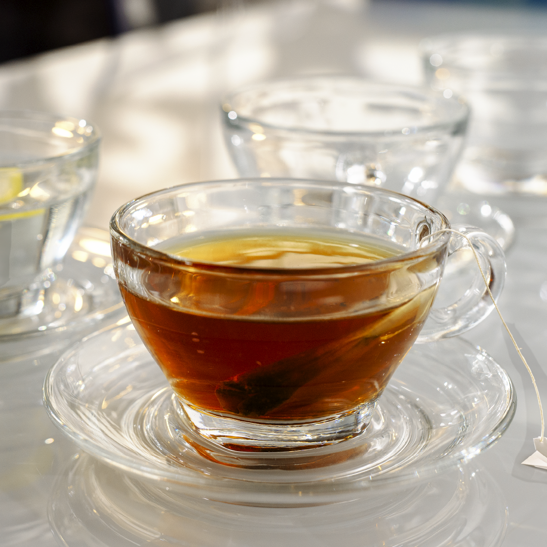 Glass Latte Cup and Saucer - 8.75oz