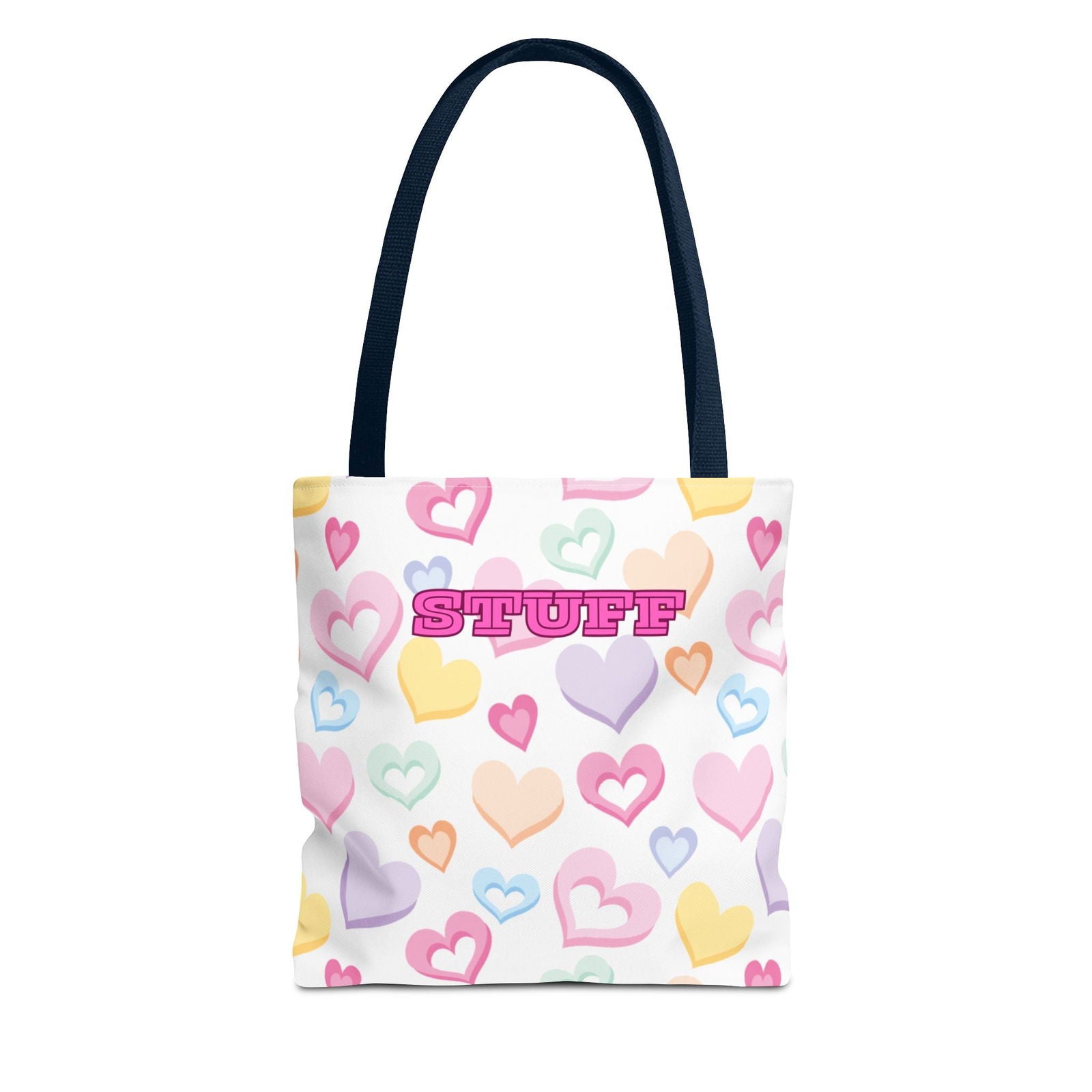 Conversation Hearts Tote Bag - Cute Design for Valentine’s Day