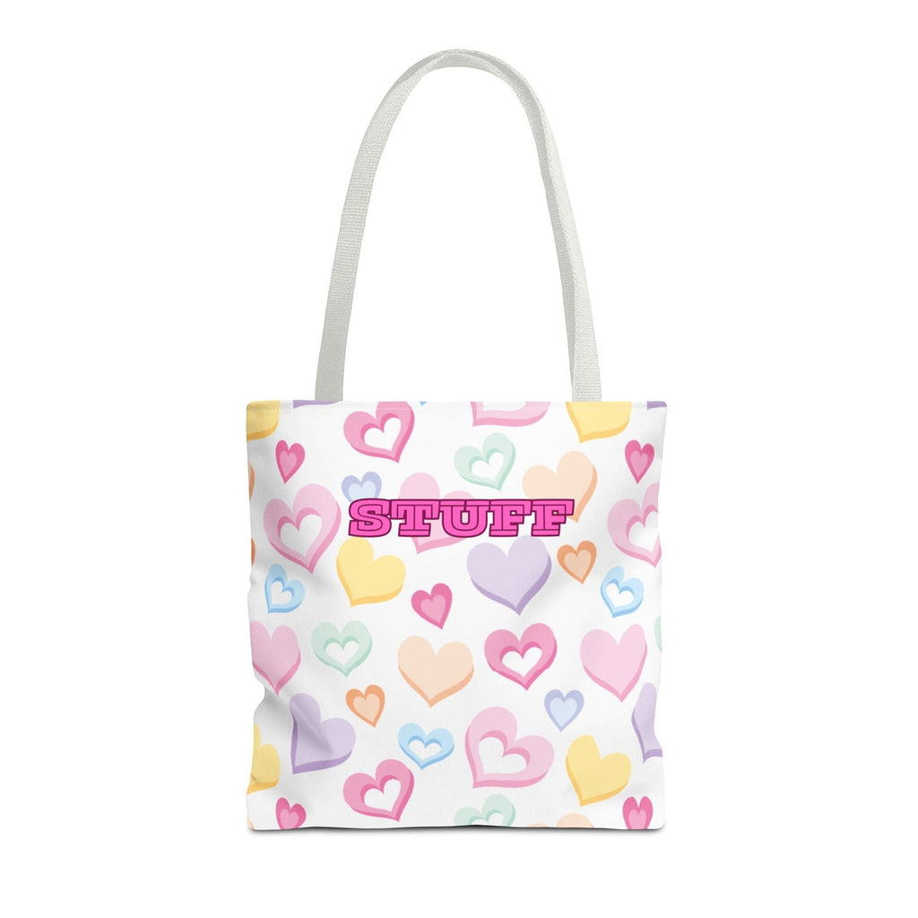 Conversation Hearts Tote Bag - Cute Design for Valentine’s Day