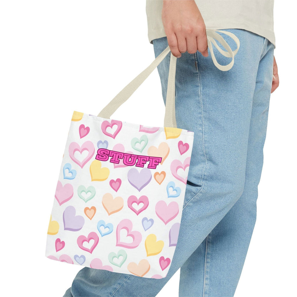 Conversation Hearts Tote Bag - Cute Design for Valentine’s Day