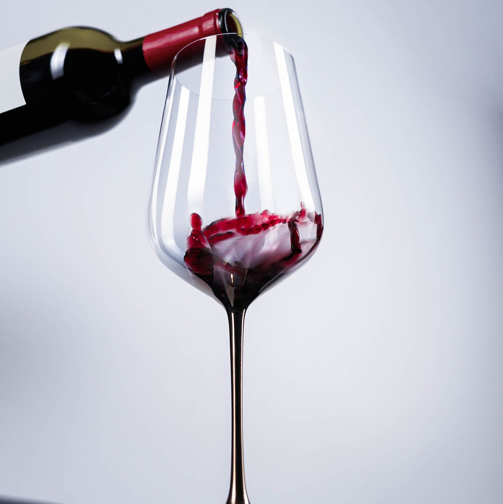 Full-Bottle Premium Artisan Copper Wine Glasses (750 mL / 25 fl. oz)