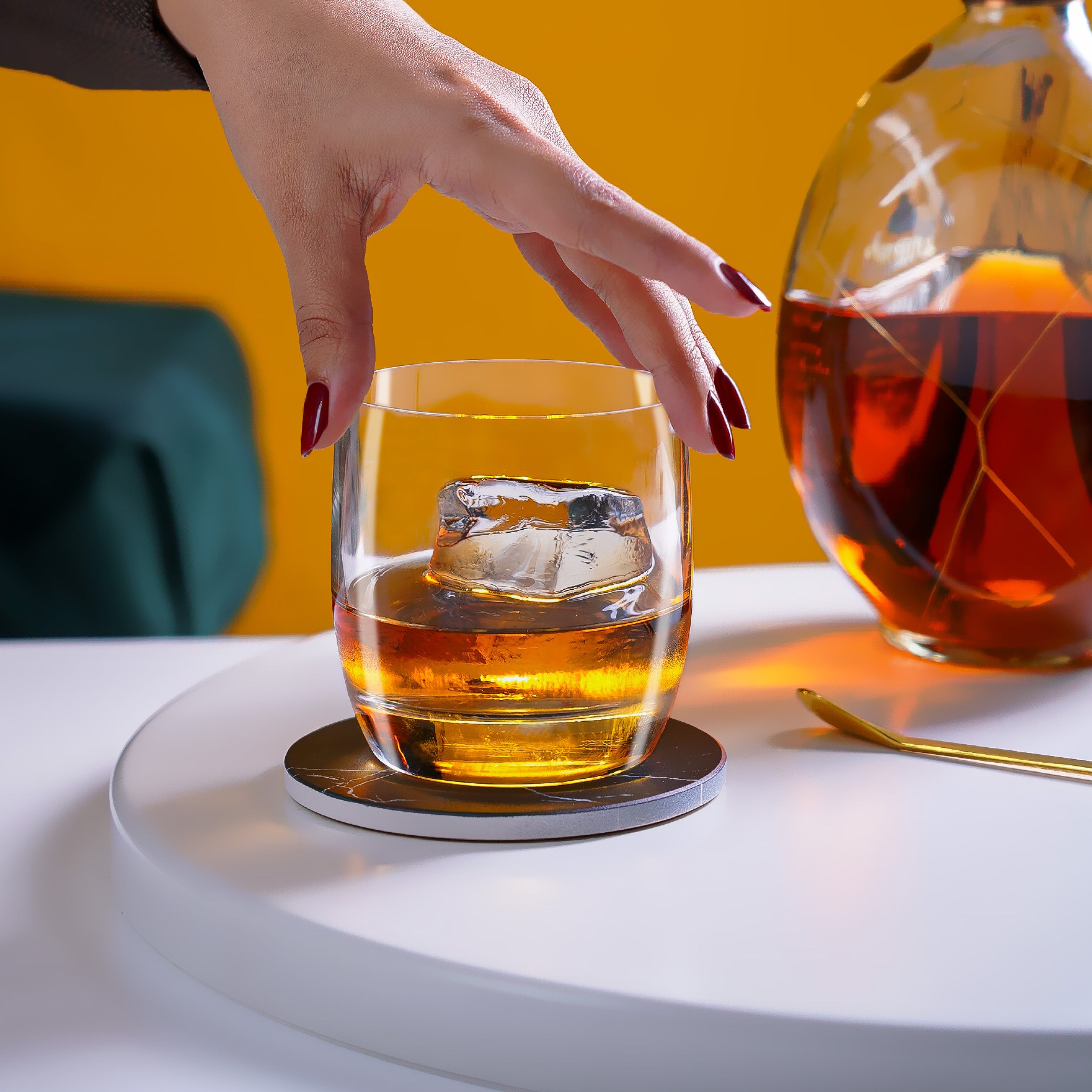 Crystal Double Rock Old Fashioned Glasses (395 mL / 13.3 fl. oz)