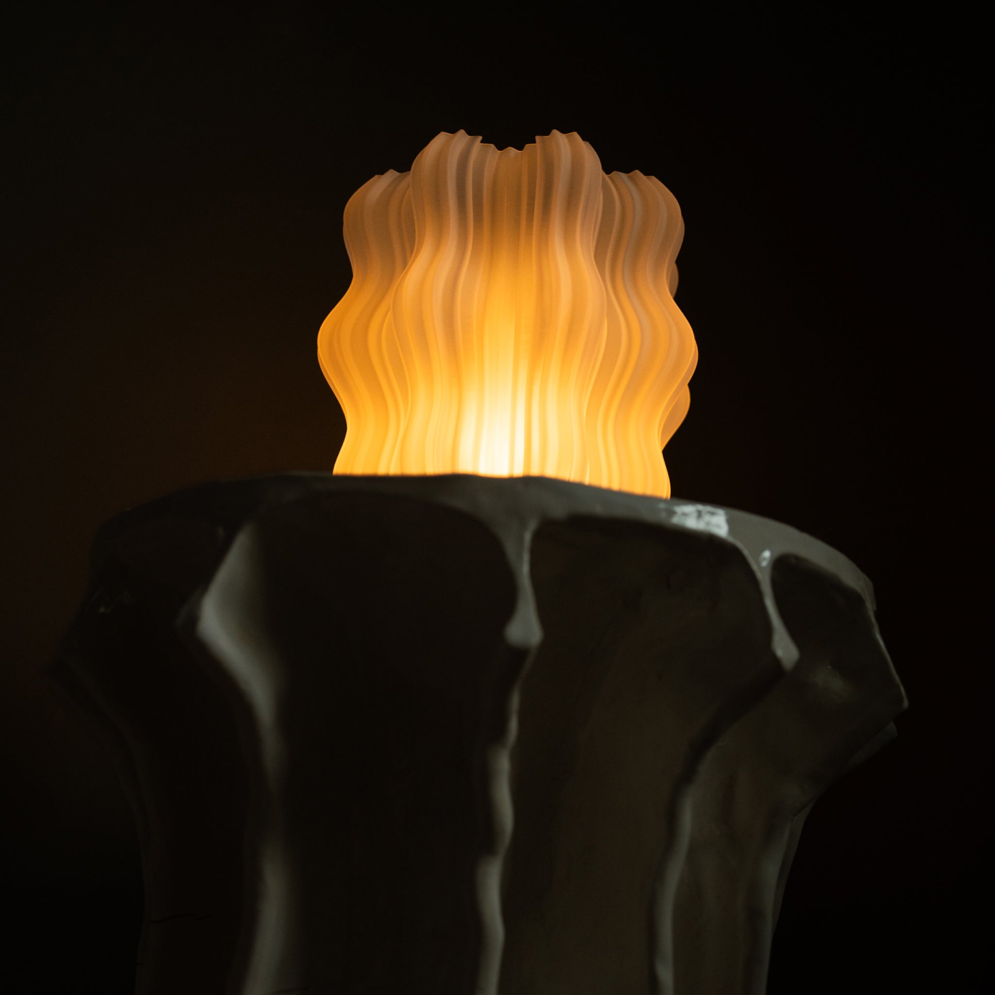 Cordless Mini Wavy Lamp