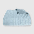 Bamboo Quilted Coverlet- Sky