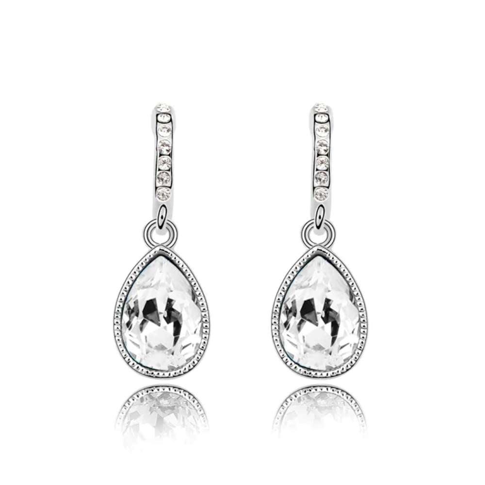 Crystal Teardrop Earrings