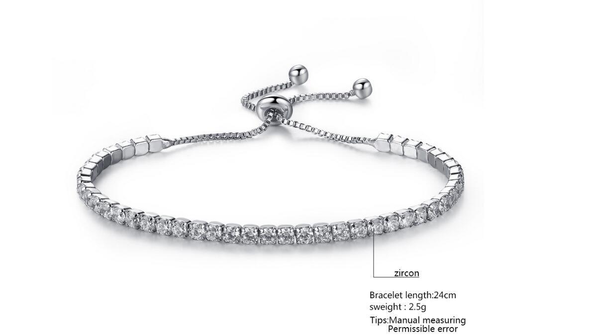 Cubic Zirconia Tennis Bracelet