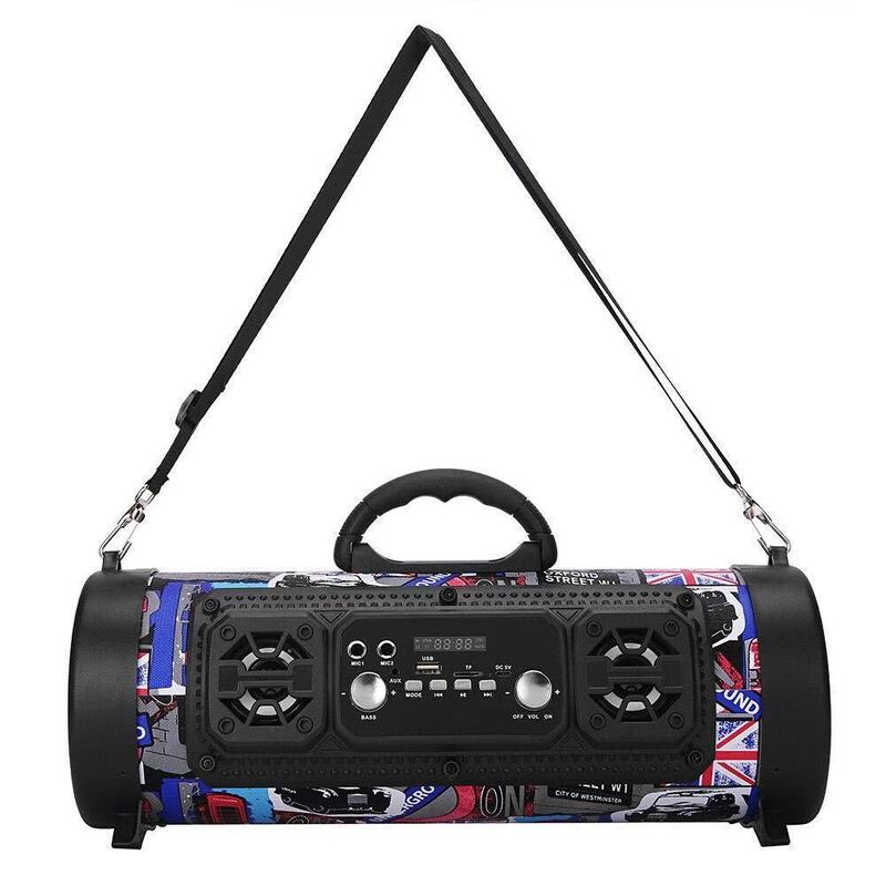 New Wireless Karaoke Smart Bluetooth Speaker, Car Audio Subwoofer, Gift for Computers/People, Street Fashion Gift