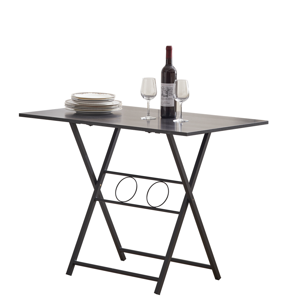 Small foldable office desk, suitable for small spaces, living rooms, multifunctional computer desks, writing workstations,