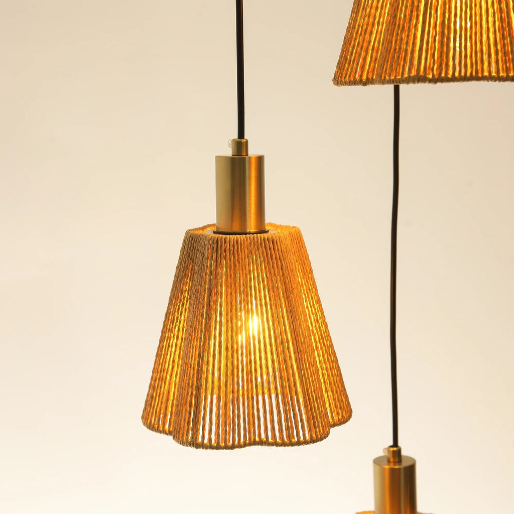 15 Inch Merle 3-Light Island Pendant Light