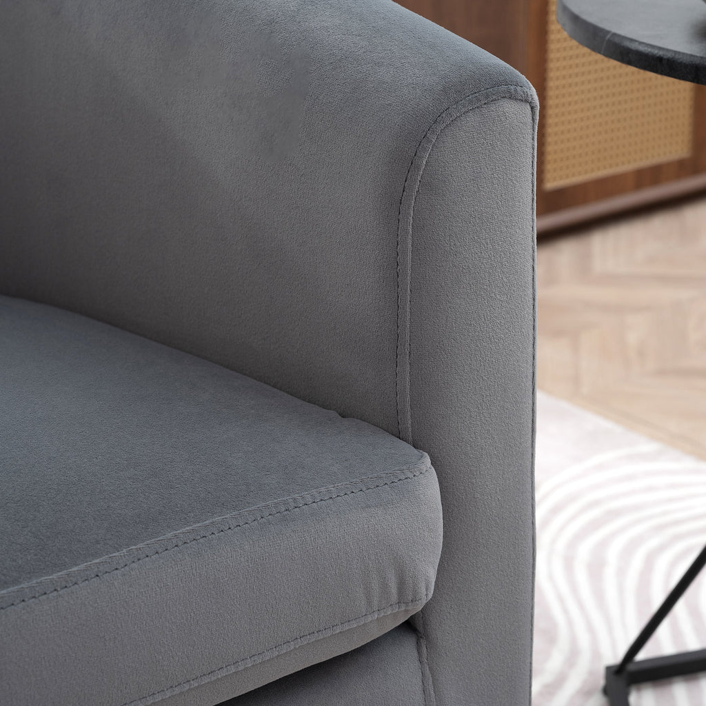 27.36" Wide Swivel Chair Gray
