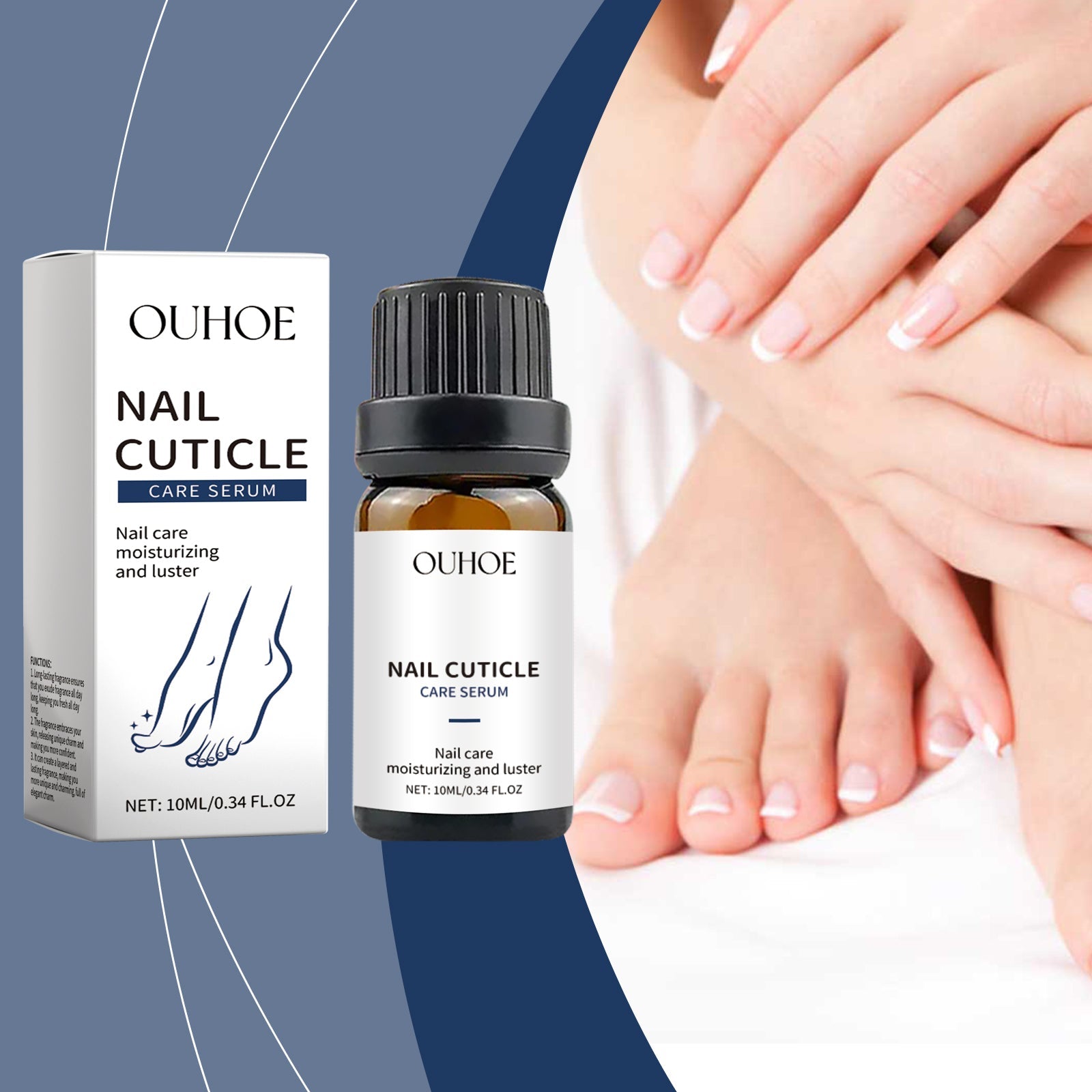 Nail Repair Essence Moisturizes Nails, Strengthens Nails, Cleans Gray Nails, Restores Nails And Nourishes Nails