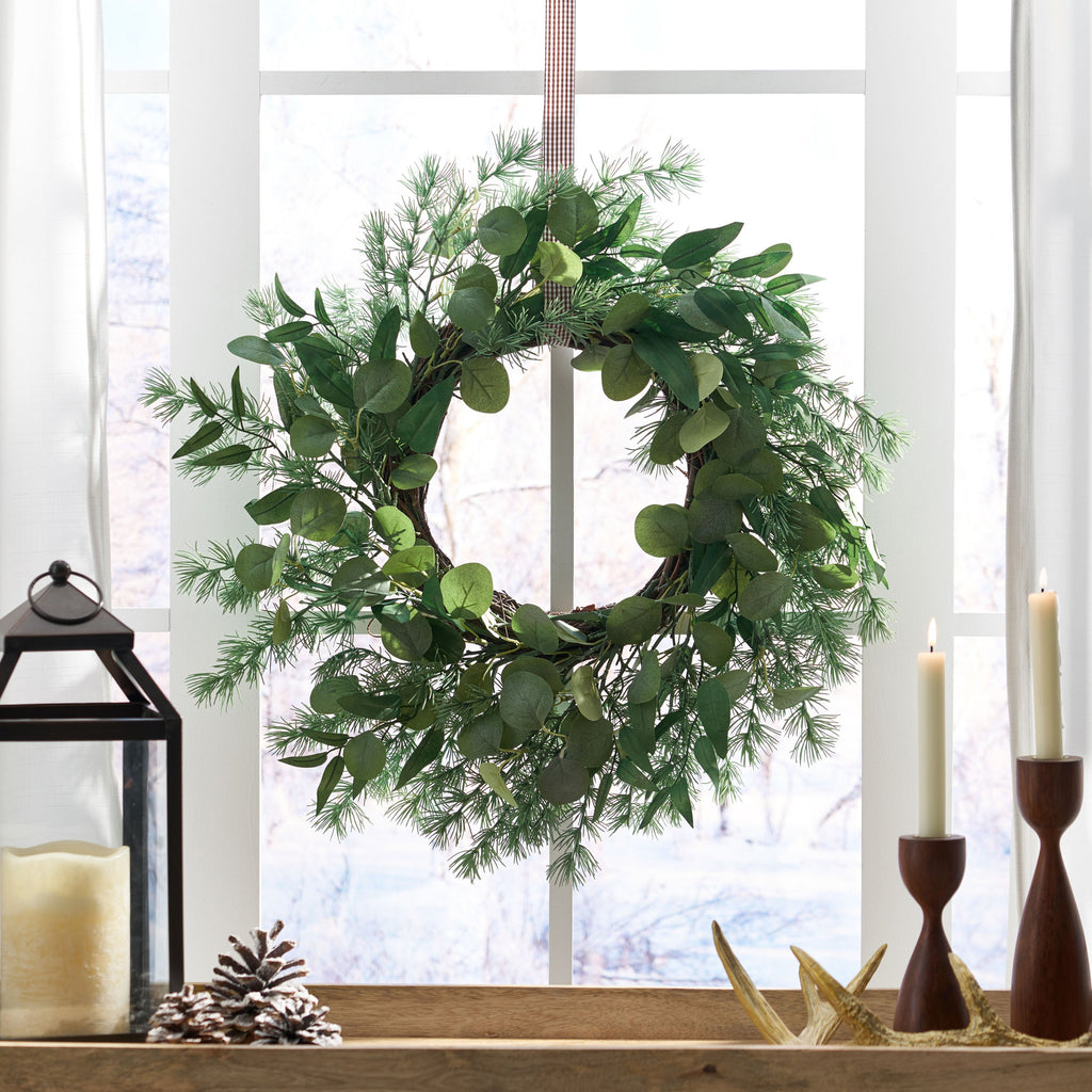 24.5" LEAVES WREATH