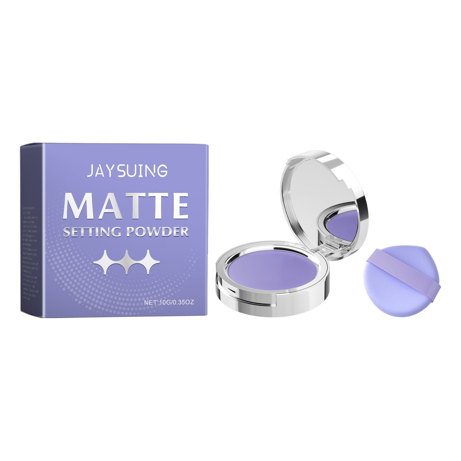 Matte Finishing Powder, Natural Lasting Concealer Oil Control Light Light And Easy To Remove Makeup Finishing Powder