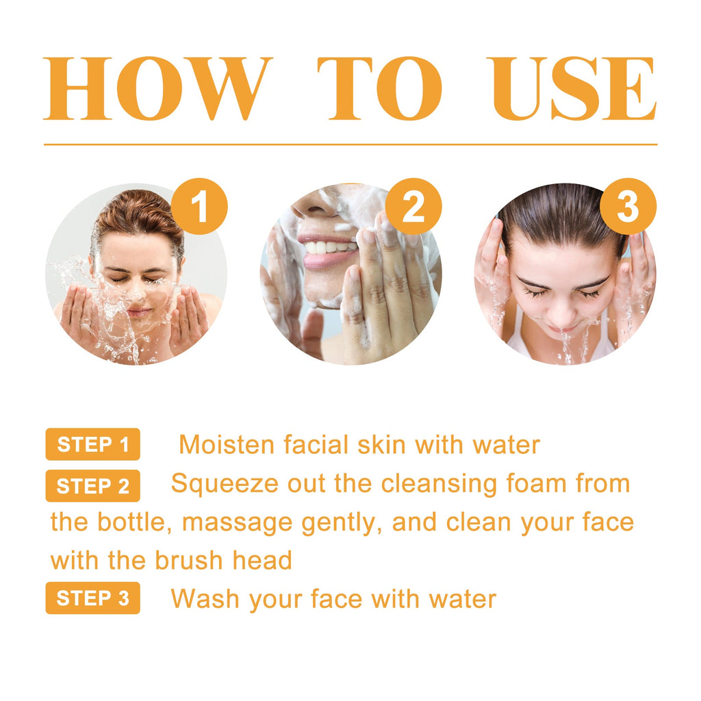 Brightening Facial Cleanser, Deep Clean Facial Skin Fade Acne Mark Acne Mark Moisturizing Whitening Beauty