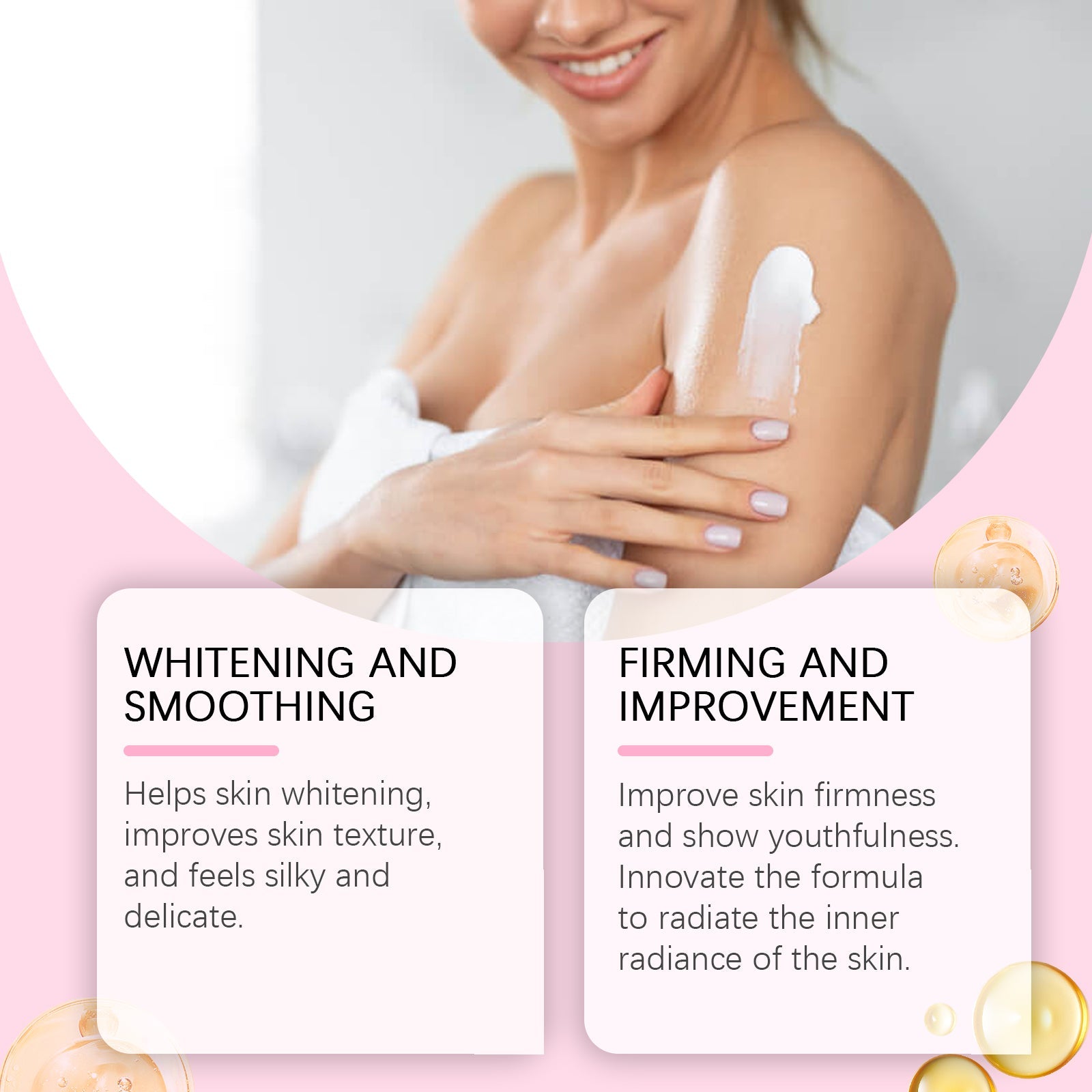Oceaura Brightening Body Cream Moisturizes, Brightening And Brightening Skin