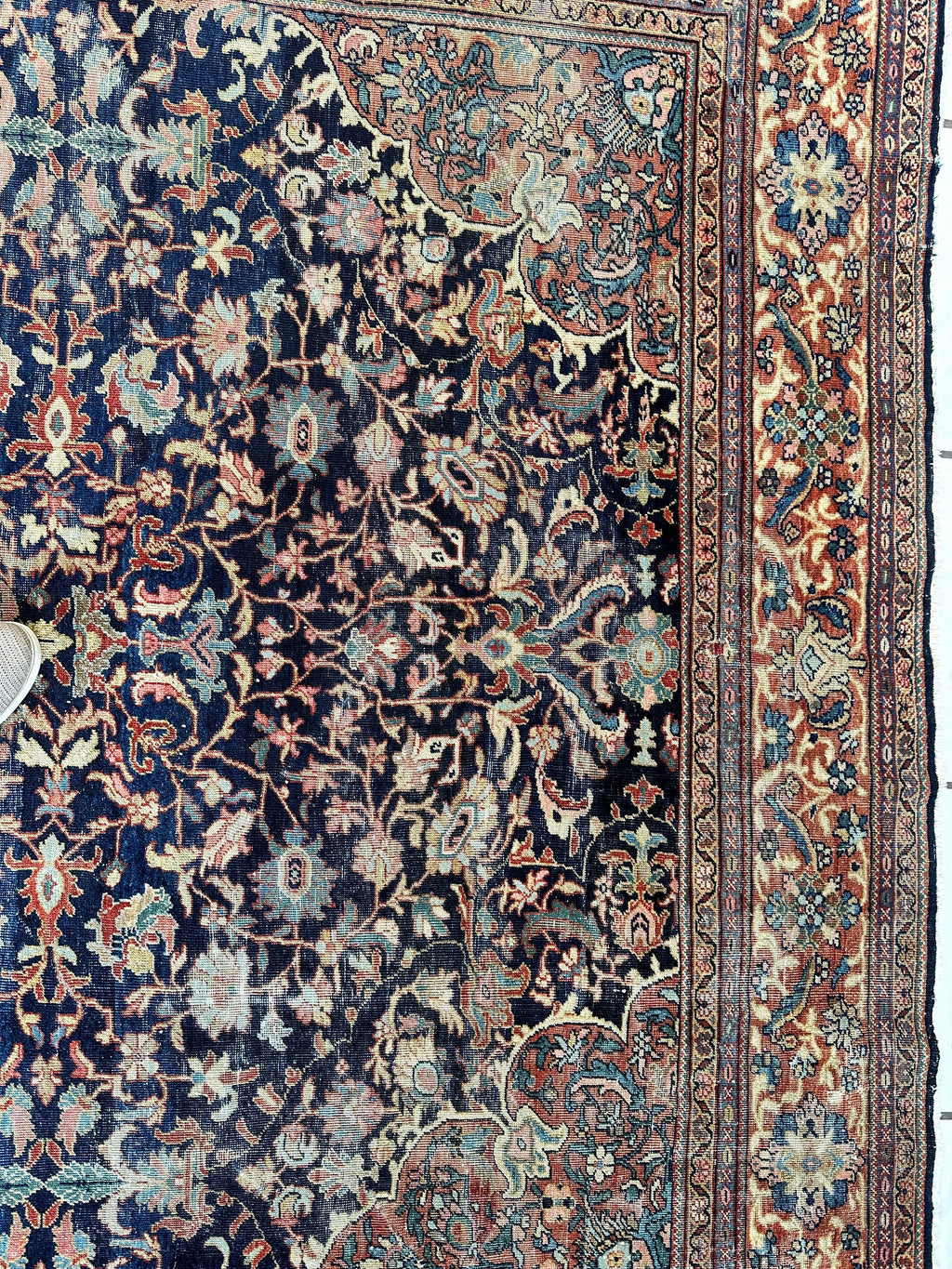 Antique Persian Mahal Rug 8’3”x12’ - Circa 1900 Treasure