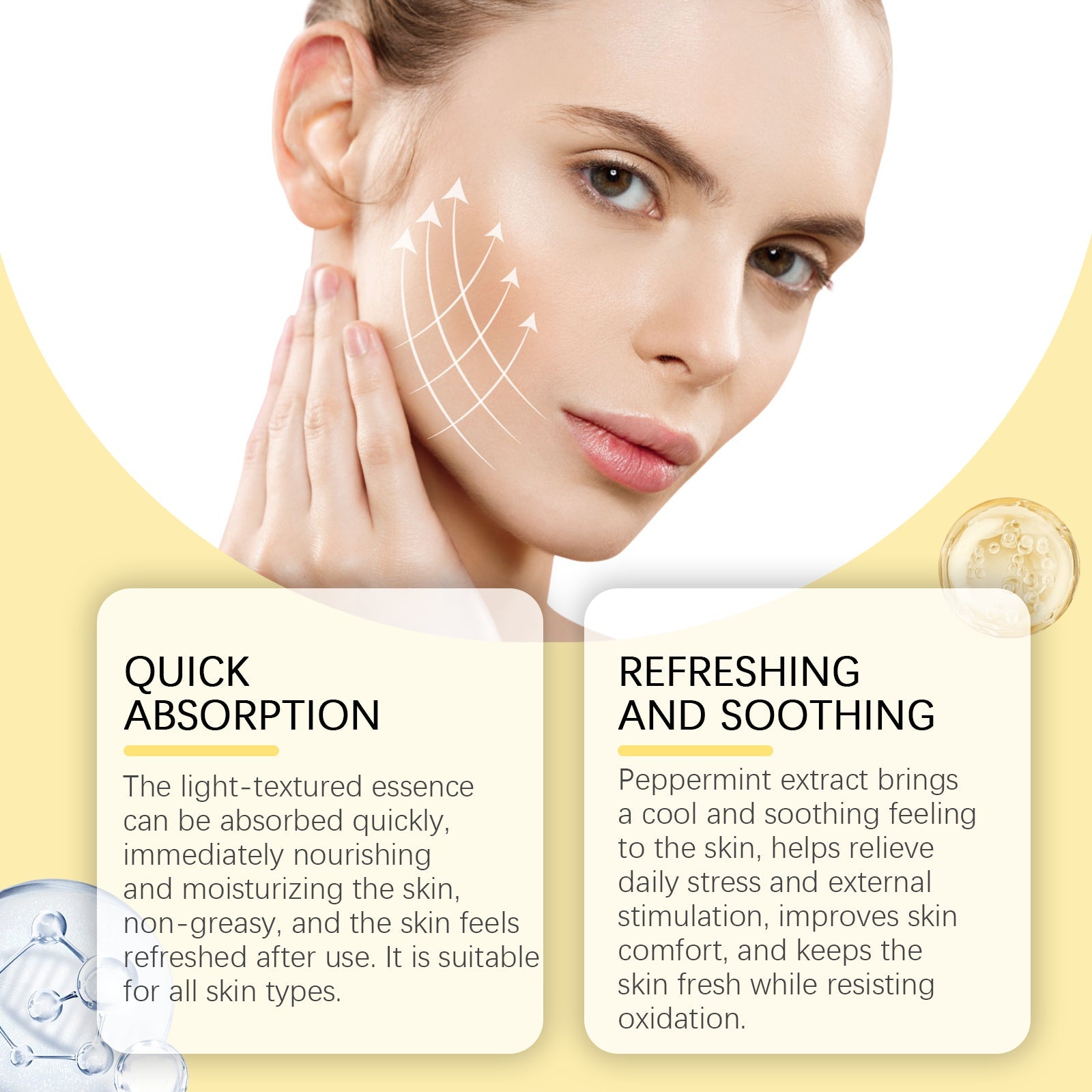 Vitamin C Moisturizing Essence Gentle Moisturizing Firming Skin Hydrating Skin Care Essence