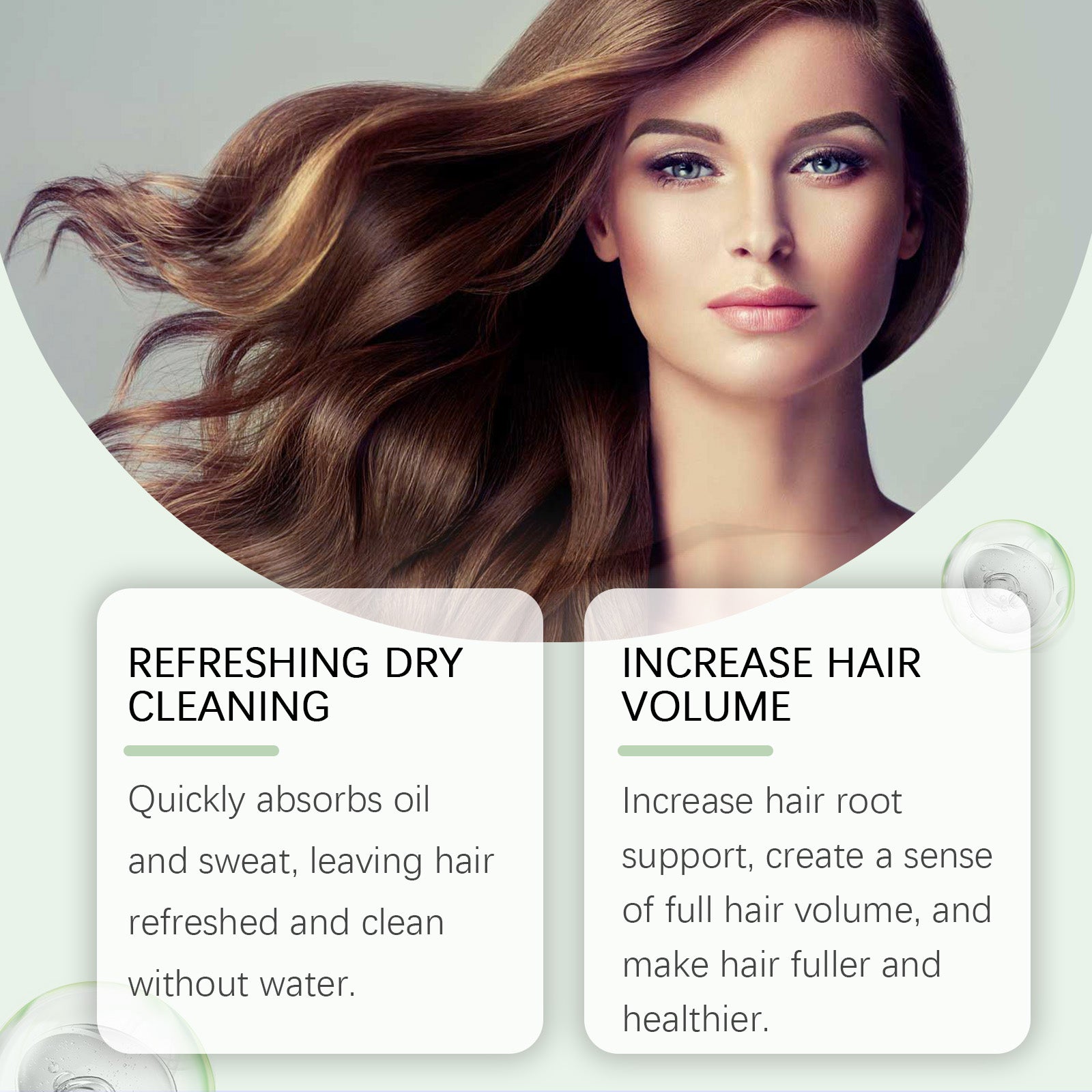 Shampooing Leave-In Hair Conditioner, Refreshing Dry Cleaning Shampooing For Lazy And Degreasing Long-Lasting Styling Shampoo
