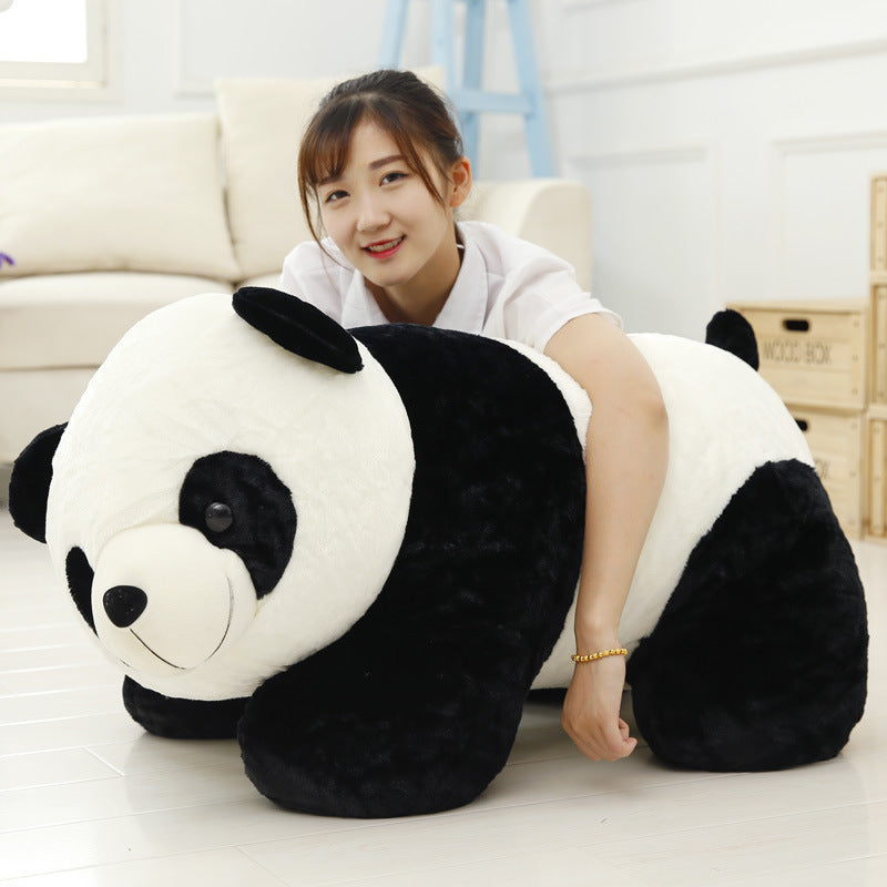 Simulated Giant Panda Doll Plush Toy Lying Panda Doll