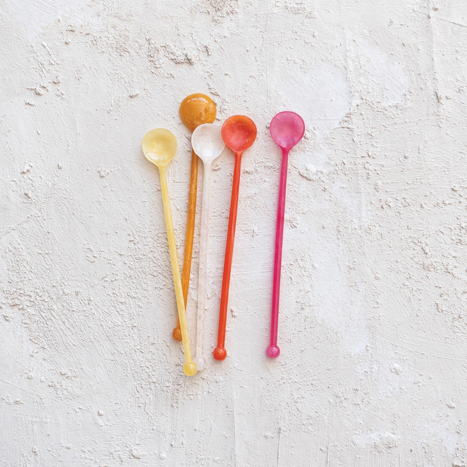 Marbled Resin Cocktail Spoon | 5 Colors