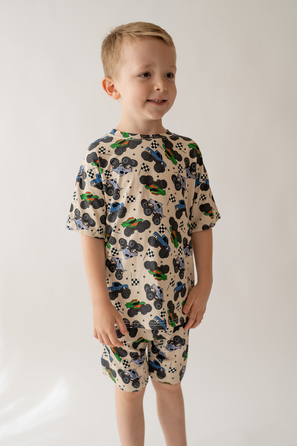Monster Truck Boys Casual Set