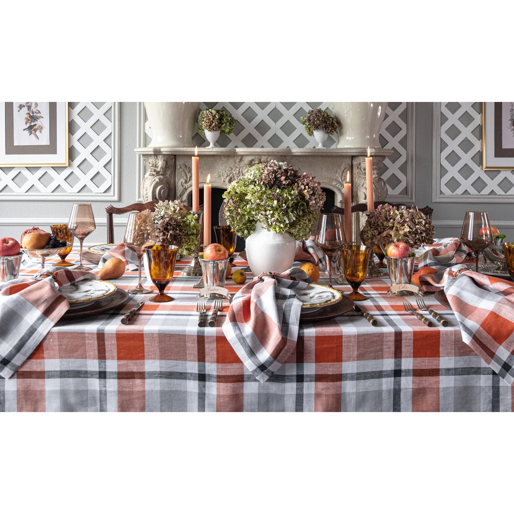Fall Buffalo Check Tablecloth