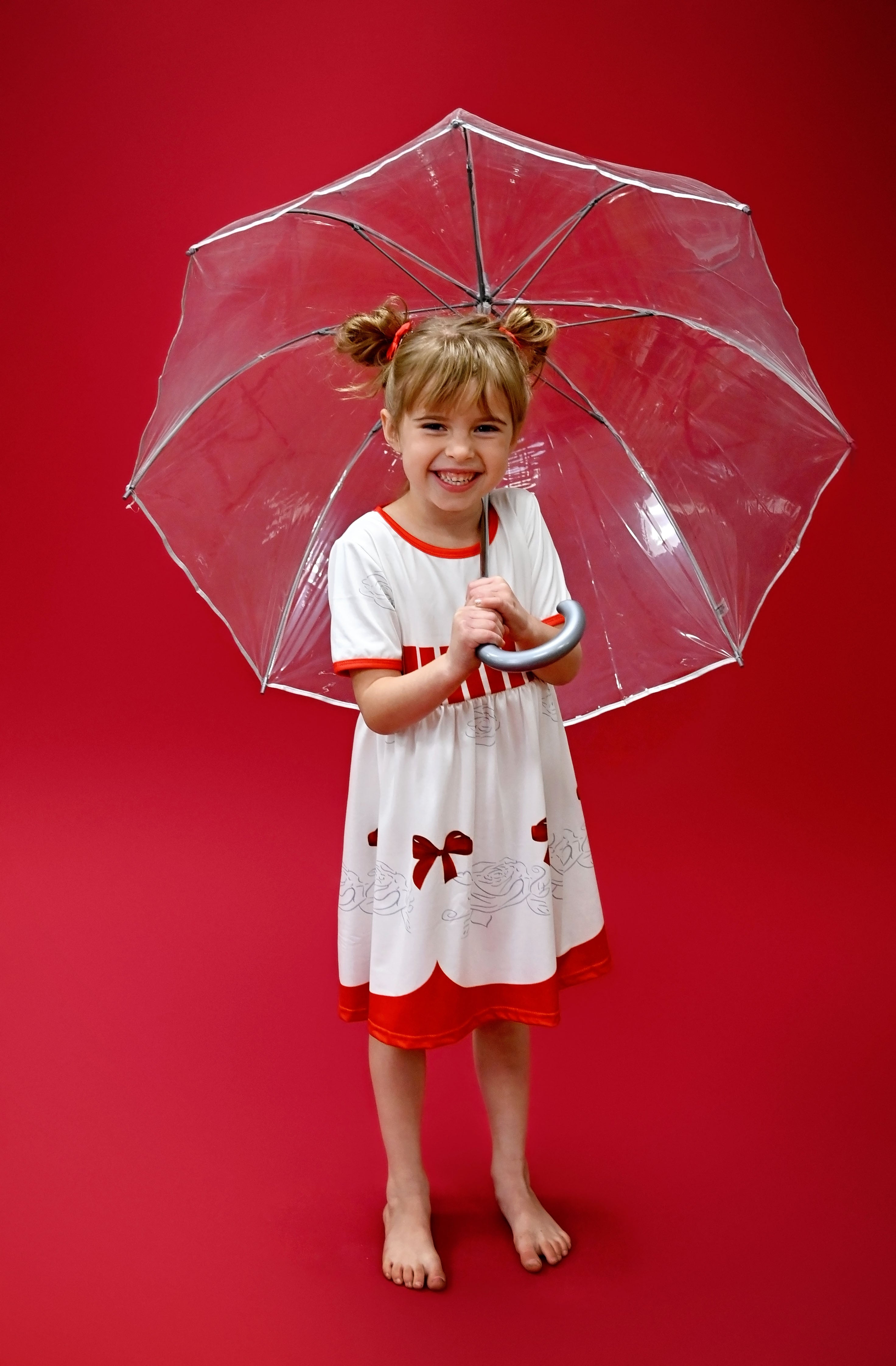 Mary Nanny Short Sleeve Milk Silk Dress