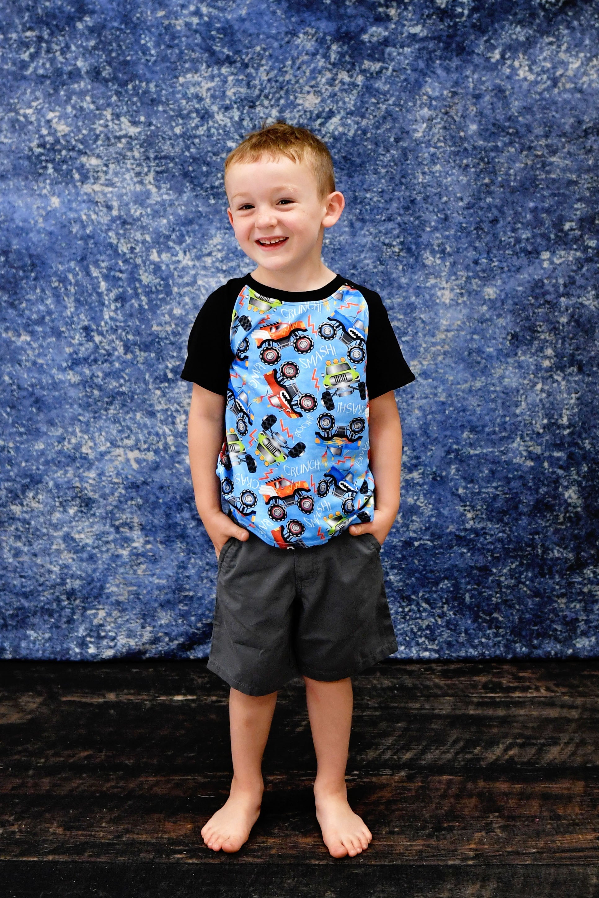 Monster Truck Milk Silk Raglan