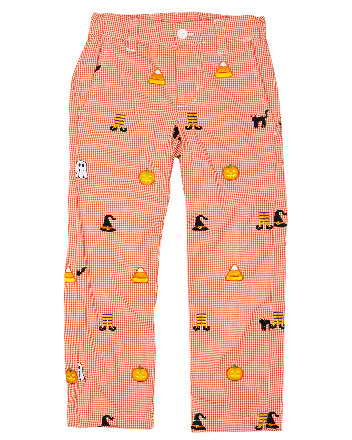 Spooky Embroidered Halloween Pants