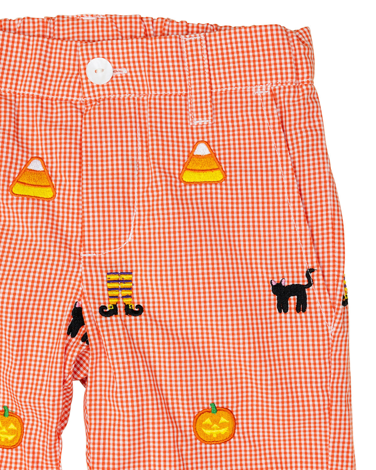 Spooky Embroidered Halloween Pants