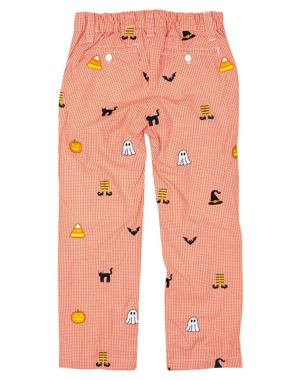Spooky Embroidered Halloween Pants