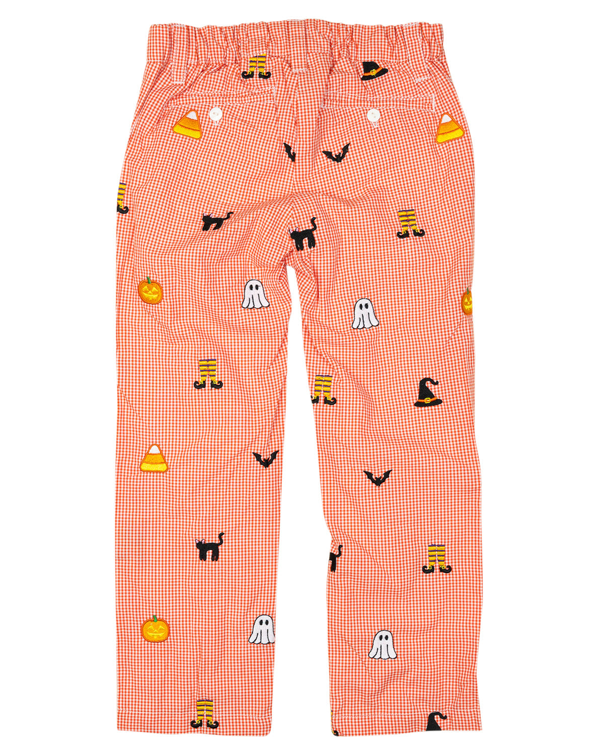 Spooky Embroidered Halloween Pants