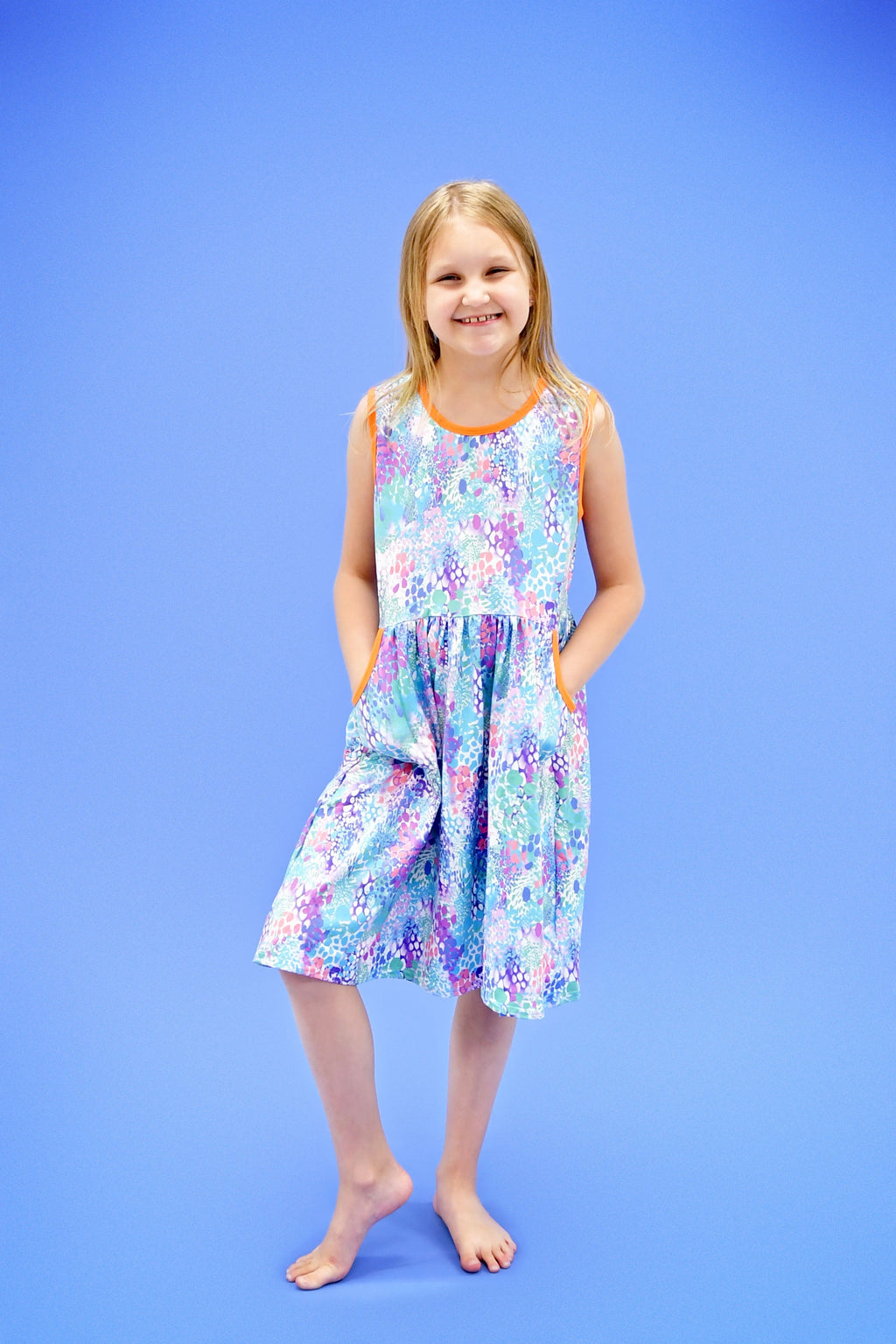 Be Bright Milk Silk Pocket Tank Dress