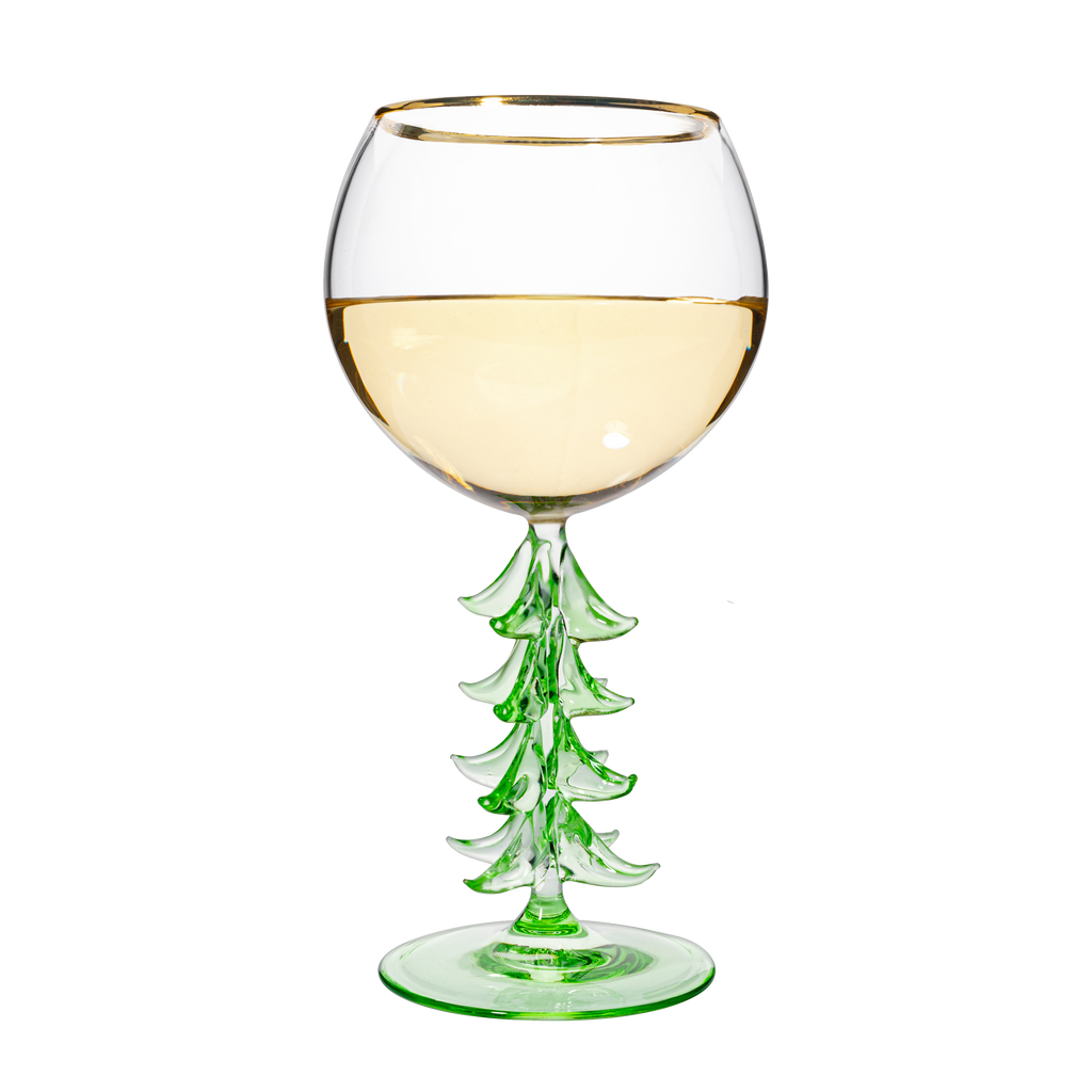 Natale Stemmed Wine Glassware, Single