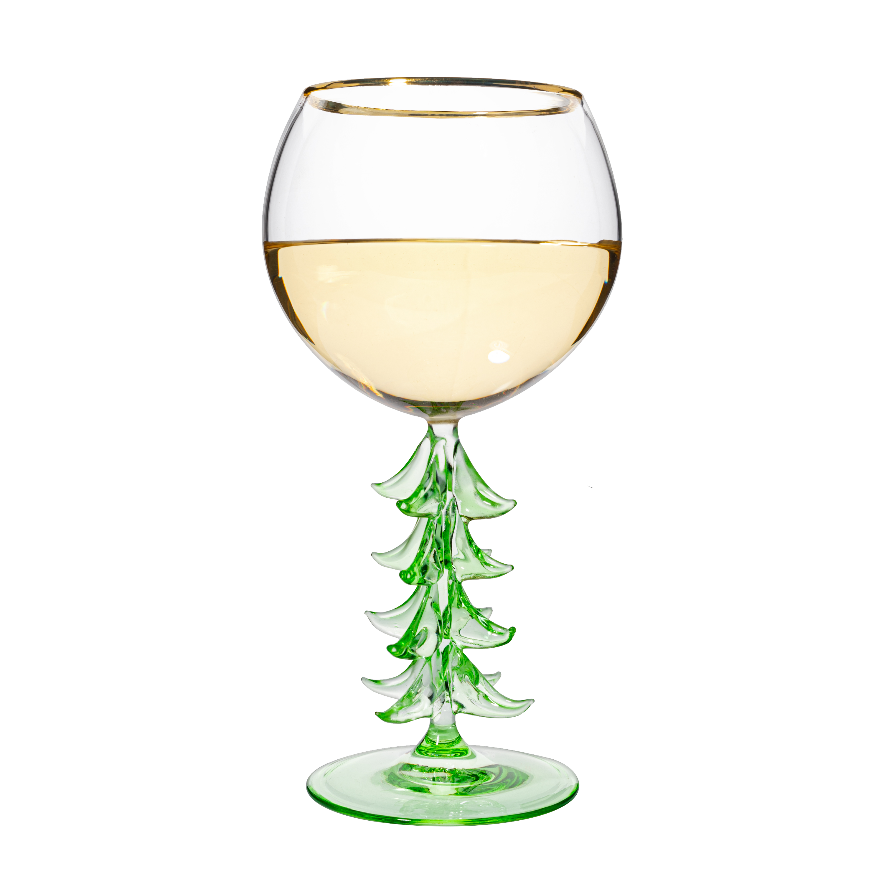 Natale Stemmed Wine Glassware, Single