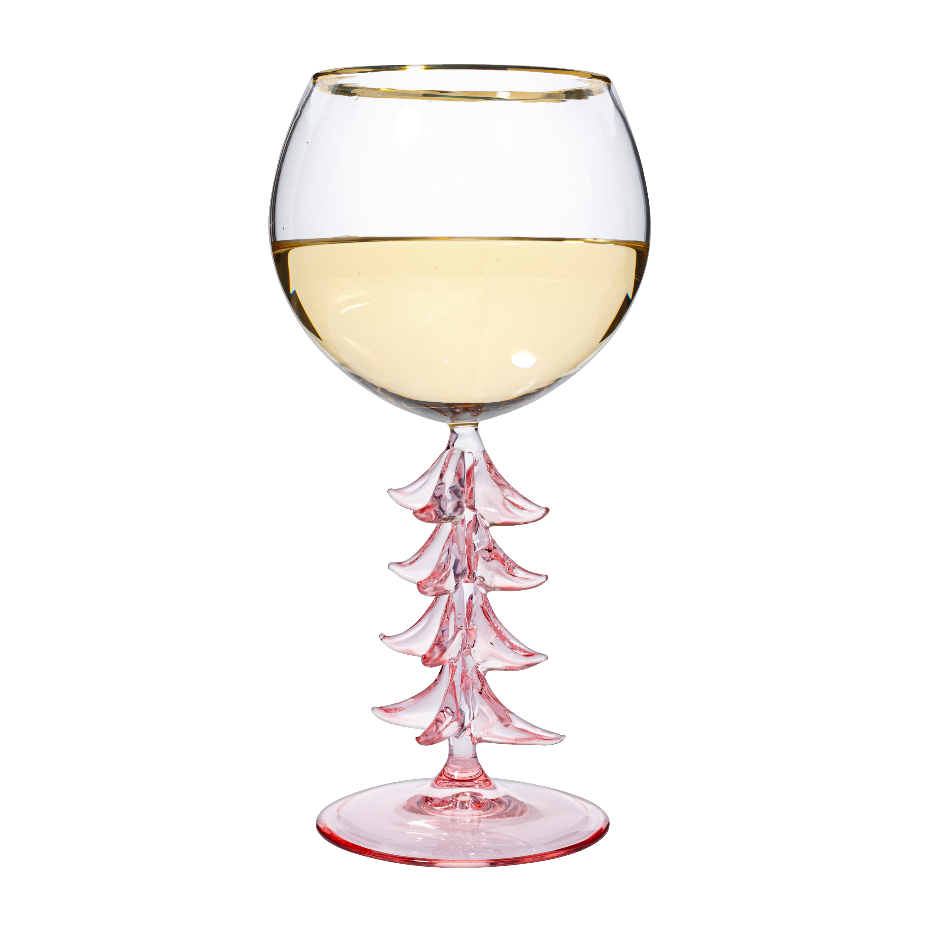 Natale Stemmed Wine Glassware, Single