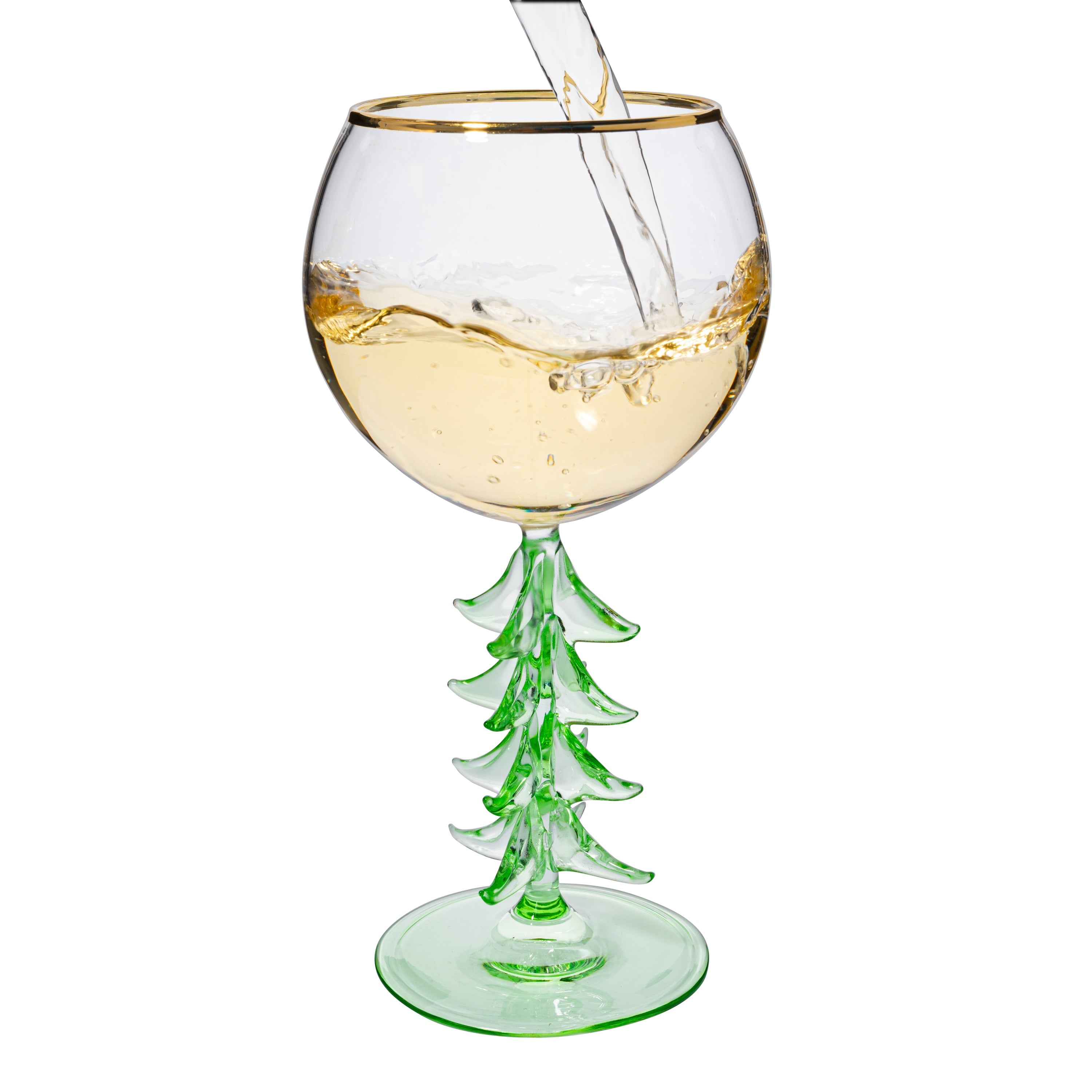 Natale Stemmed Wine Glassware, Single
