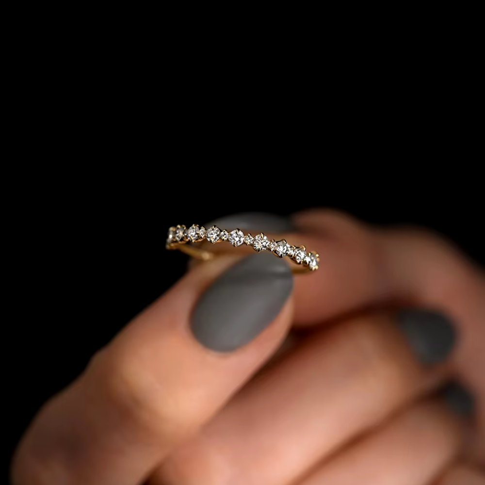 Serene Delicate Ring with AAAAA Cubic Zirconia
