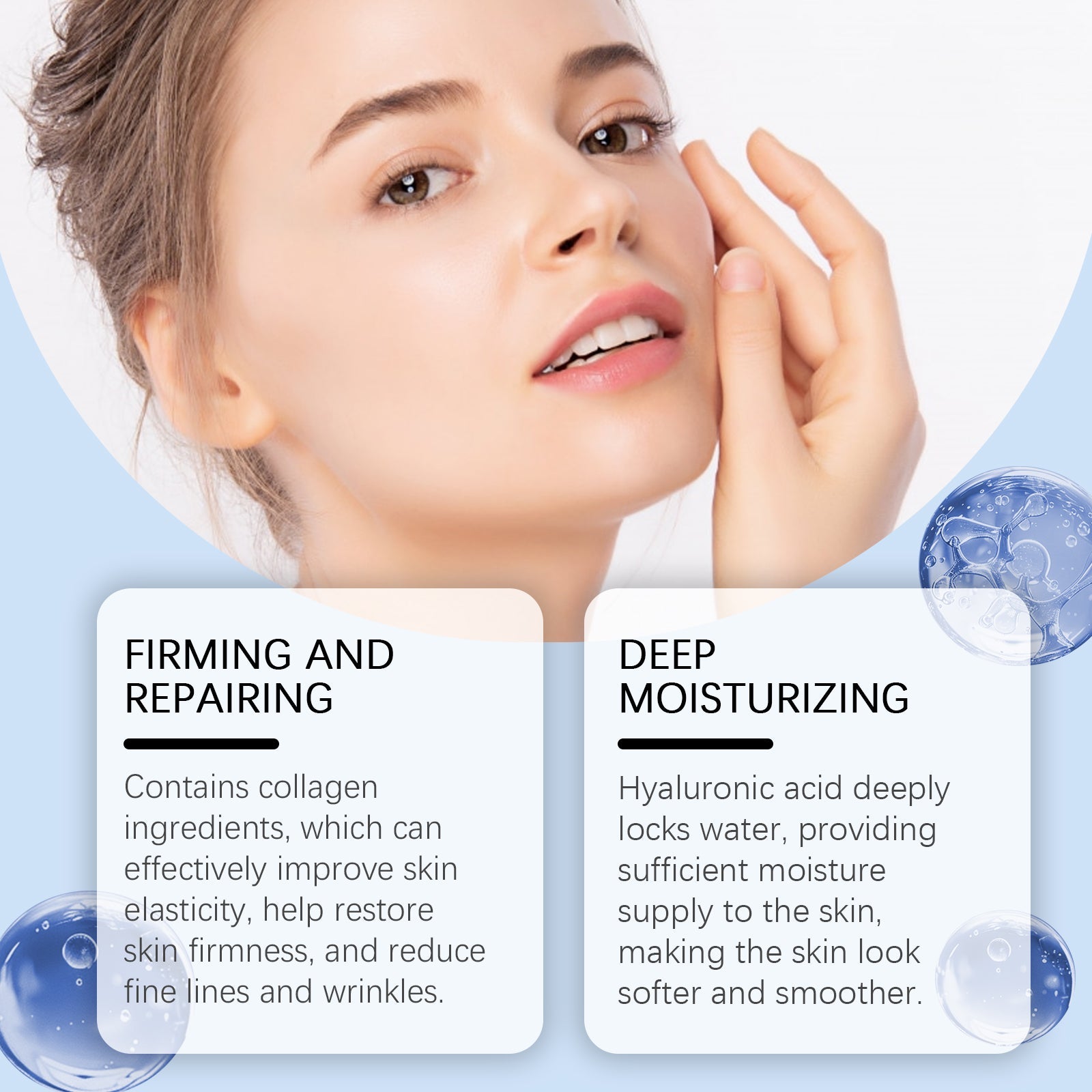 Firming Serum, Collagen Firming, Moisturizing, Smoothing Fine Lines, Nourishing And Elastic Essence