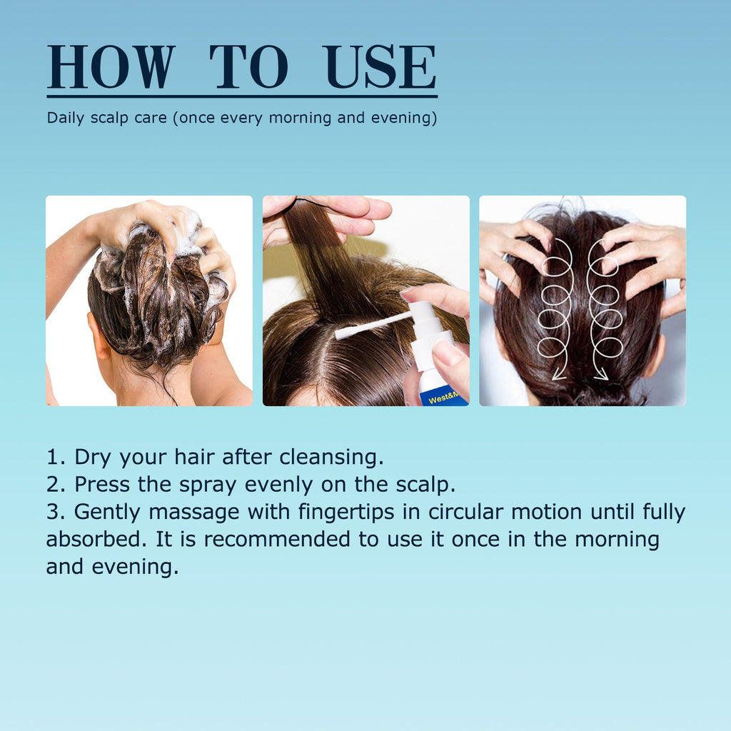 Scalp Treatment Essence Spray, Hair Care And Repair Damaged Hair Follicle Hair Root Treatment Spray