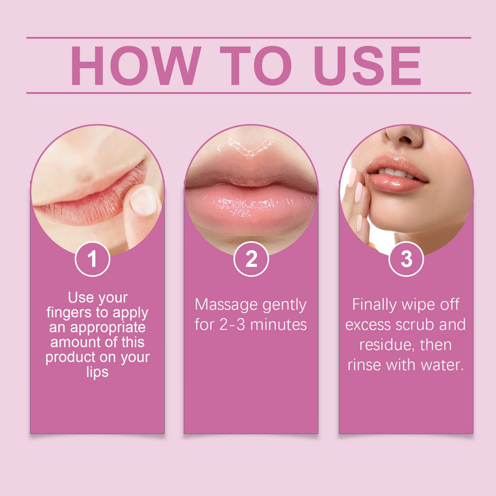 Lip Scrub, Gentle Exfoliating And Hydrating Care Moisturizing And Tender Lip Scrub