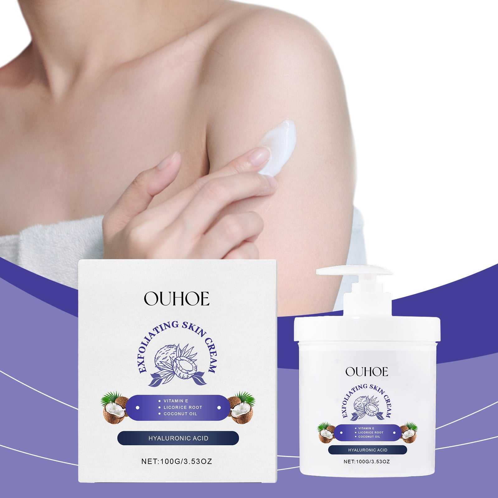 Coconut Body Moisturizer, Coconut Moisturizing Essence For The Whole Body To Lubricate Skin And Moisturize Light Lines