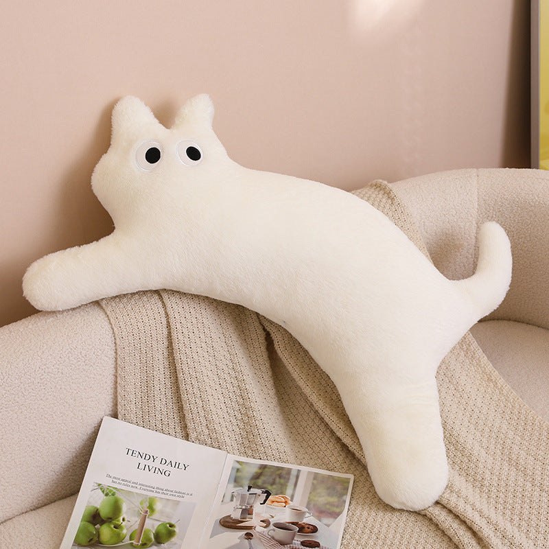 Dopamine Long Bar Cat Pillow Cat Plush Toy Living Room Cushion