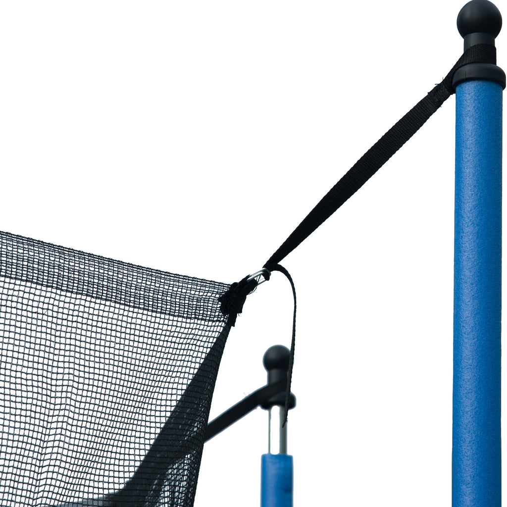 14FT Trampoline for Adults & Kids with Basketball Hoop, Outdoor Trampolines w/Ladder and Safety Enclosure Net for Kids and Adult