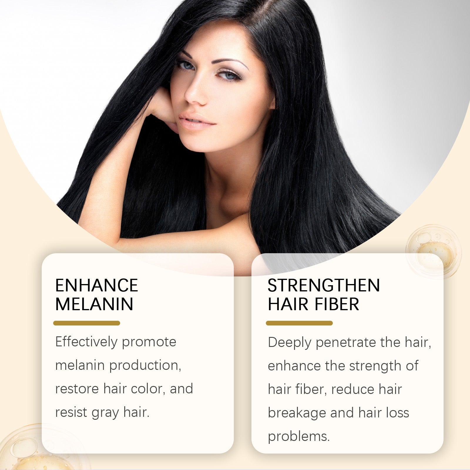 Hair Care Essence Moisturizes, Softens And Nourishes Hair With More Radiant And Elastic Hair Care Oil